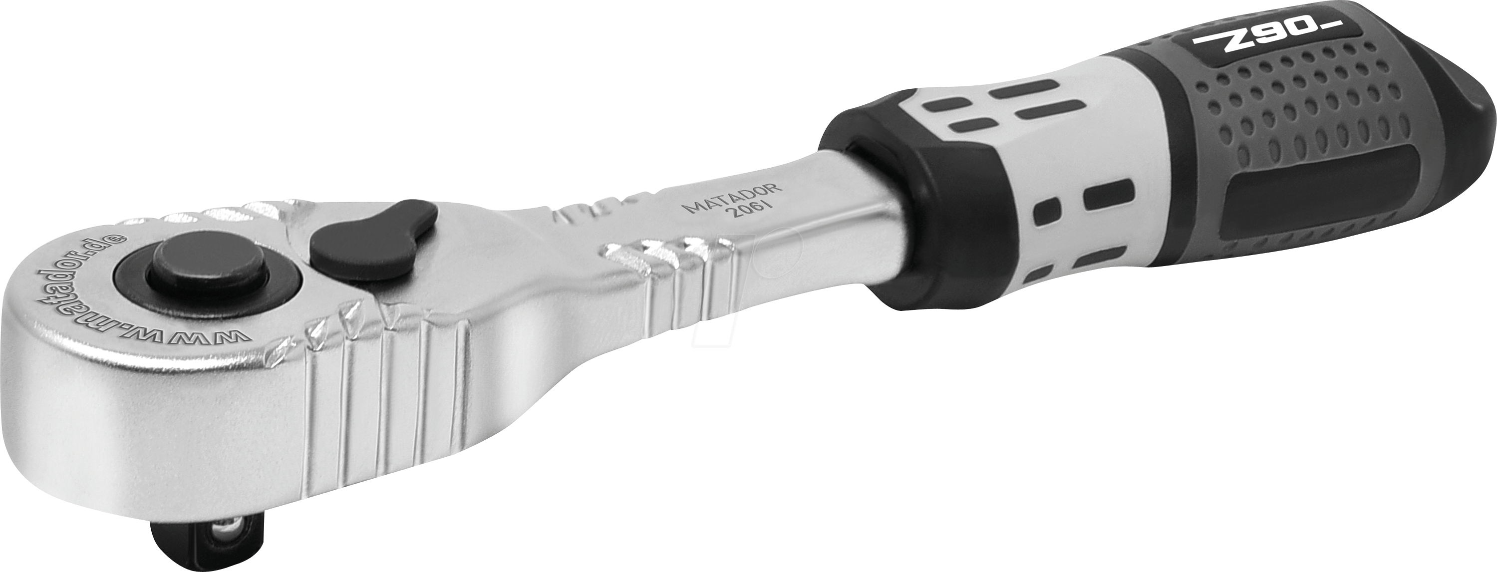 Thumbnail - MAT 2061 0090 - Ratsche, Knarre Z90, 1/4'', Umschalthebel, 90 Zähne