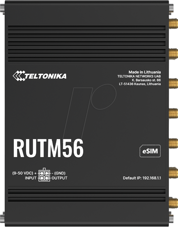 TELTONIKA RUTM56 - 5G Router, WLAN, Dual-Modem