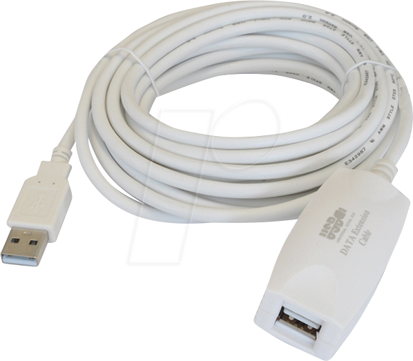 EXSYS EX-1401 - Aktives USB 2.0-Kabel, A-Stecker > A-Buchse, 5 m