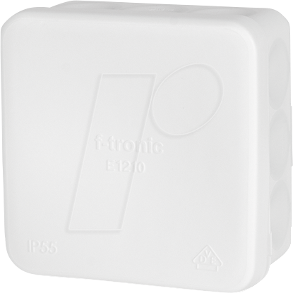 FR E1210 WS - FR Abzweigkasten E1210ws, 80x80x37mm, IP55, ws/ws, o. Laschen