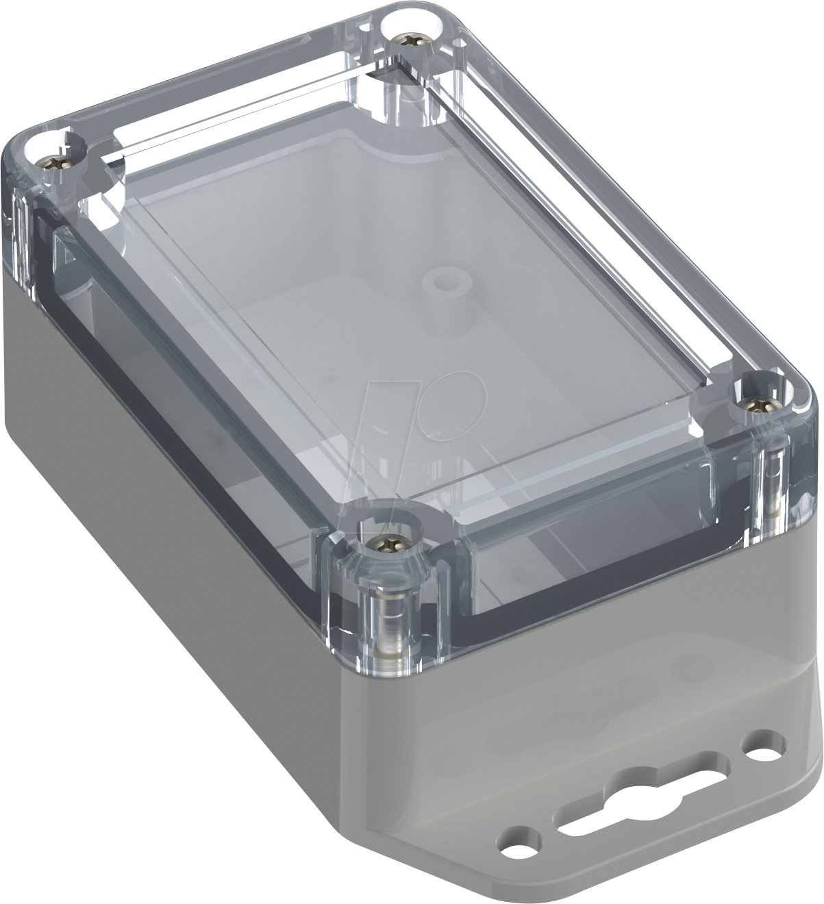 6U07090604737 - Industriegehäuse, 90 x 60 x 39,9mm, IP65, lichtgrau