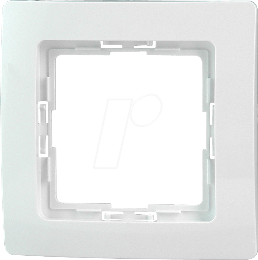 EL KO ADR1 - Abdeckrahmen - 1-fach, HK05, arcticweiß
