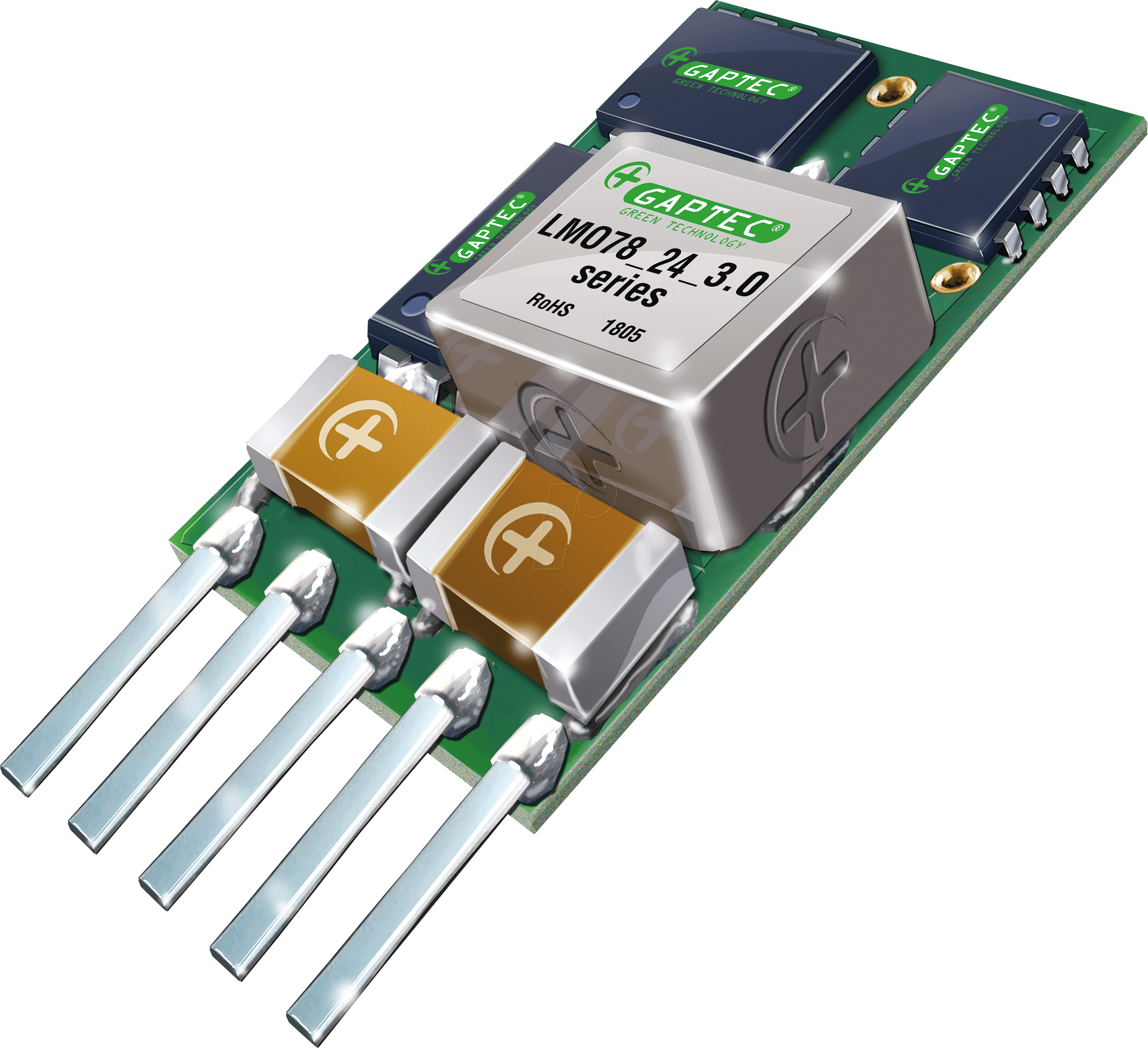 Thumbnail - LMO78_2405-3.0 - DC/DC-Wandler, 15 W, 5 V, 3000 mA, SMD / 10-Pin