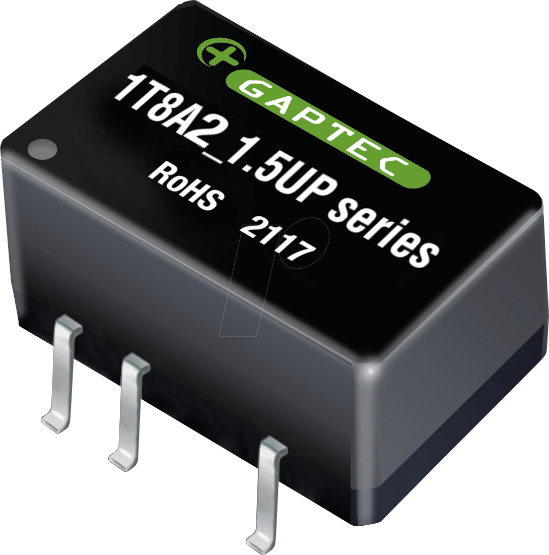 Thumbnail - 1T8A20303S1.5UPS - DC/DC-Wandler, 1 W, 3,465 V, SMD 5