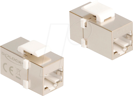 Thumbnail - DELOCK 90637 - Keystone Modul, Cat.6 RJ45 Buchse / Buchse, FTP