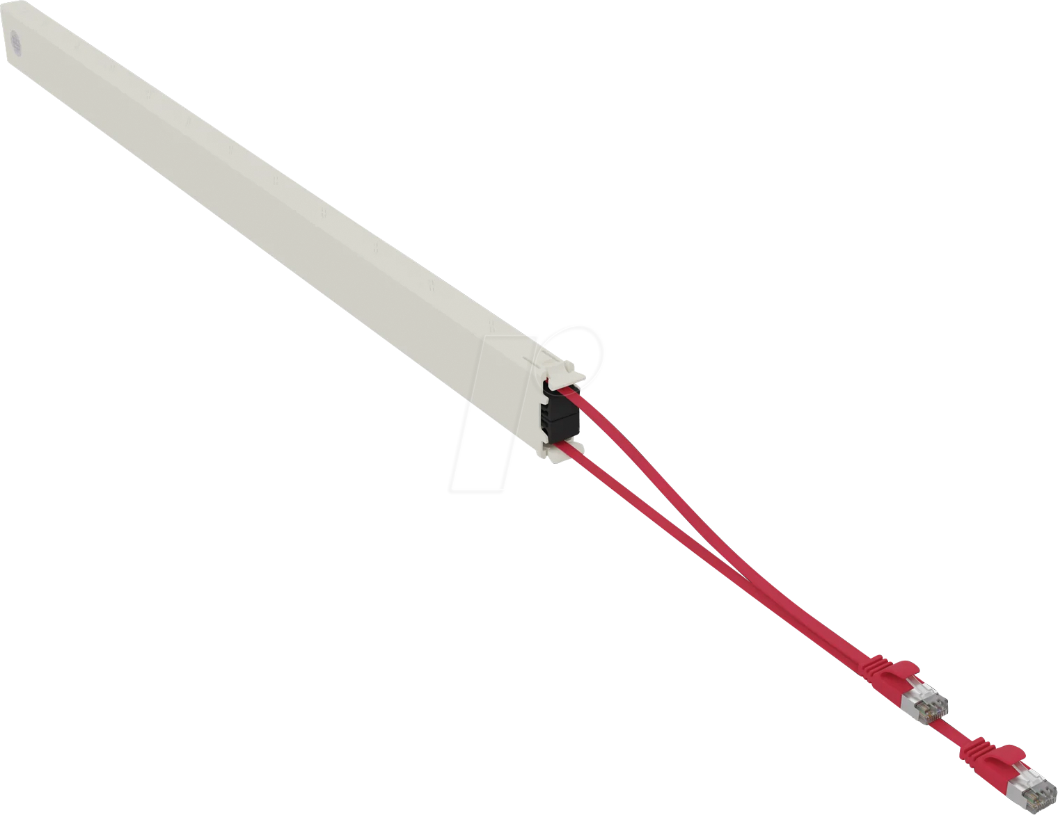 PB CONE46STPRD - Kabelkassette, Cat.6a STP, 2,5 m, rot