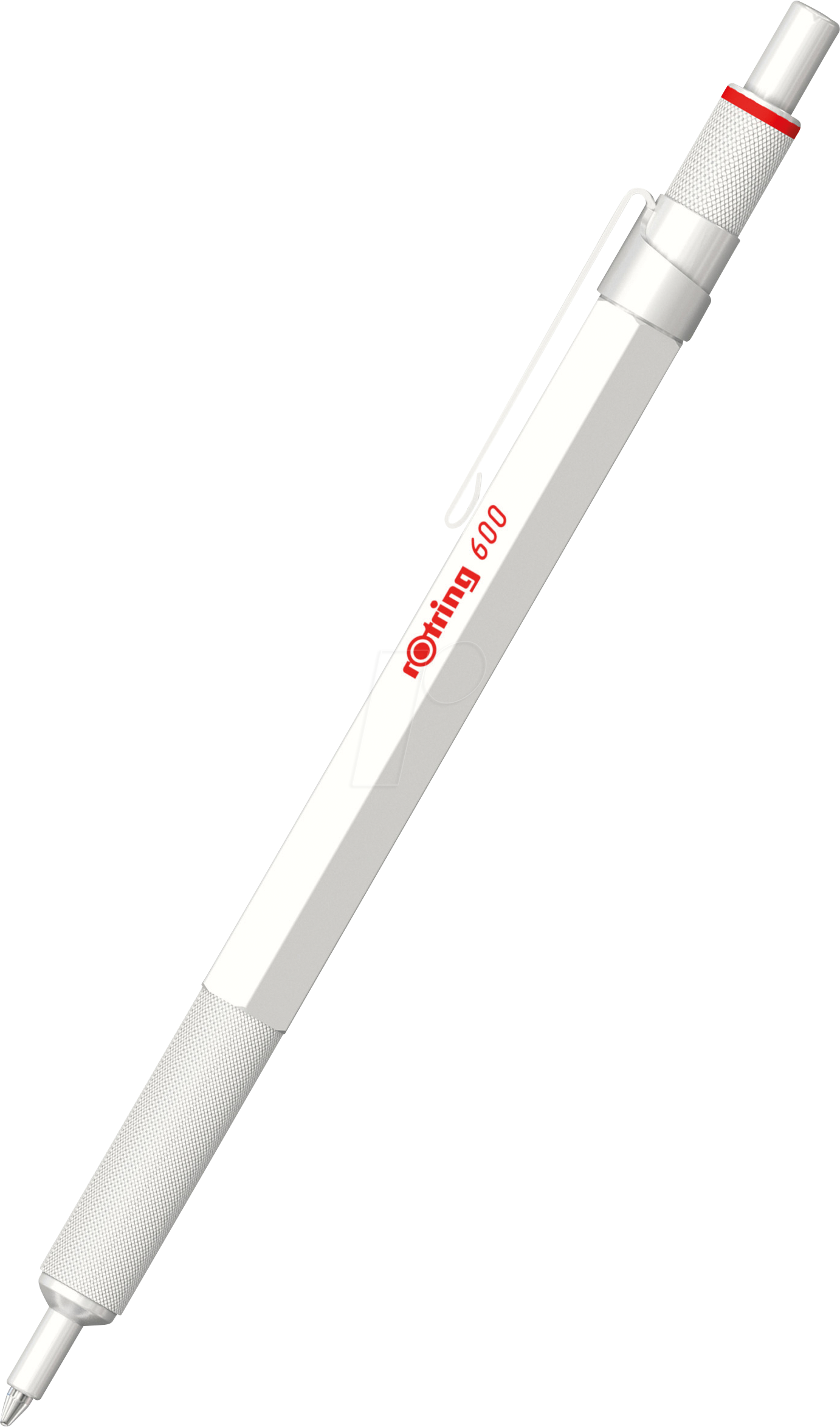 ROTRING 2183890 - Kugelschreiber, metallic-perlweiß, M, rOtring 600
