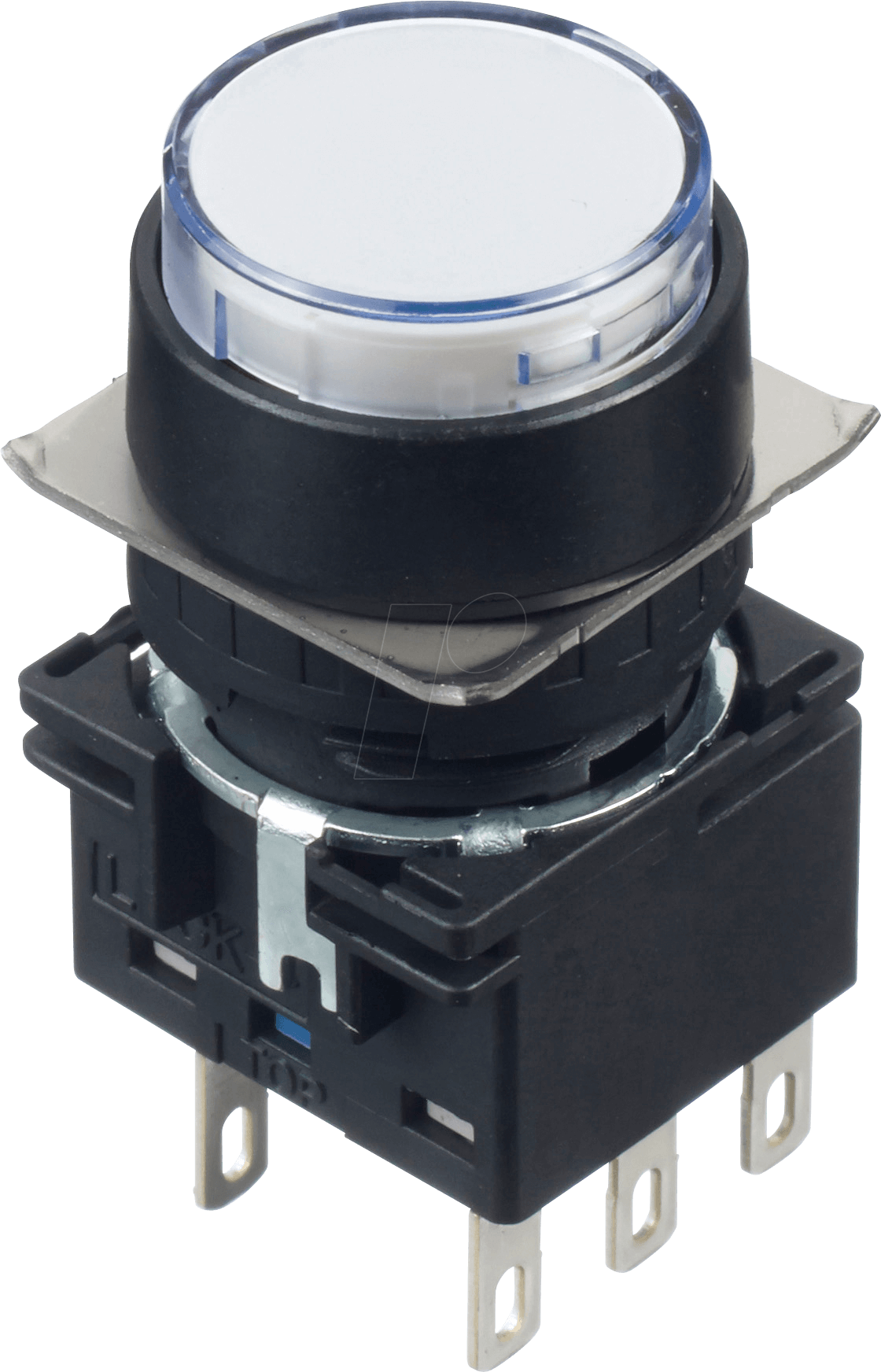 ID LB1BA1T6LW - Drucktaster LB, 22 mm , 2 CO, weiss