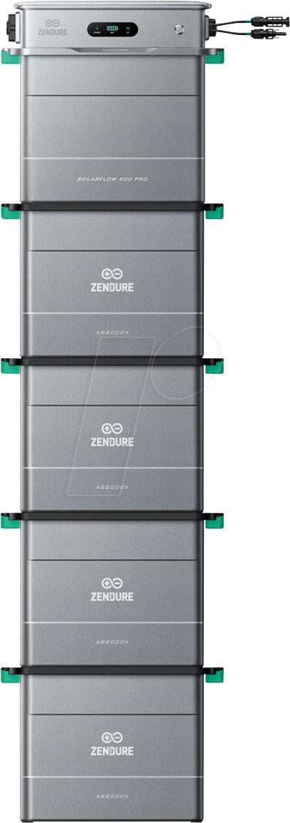 ZEN SF800P X4 - Zendure SolarFlow 800 Pro + 4 x AB2000X, 9600 Wh