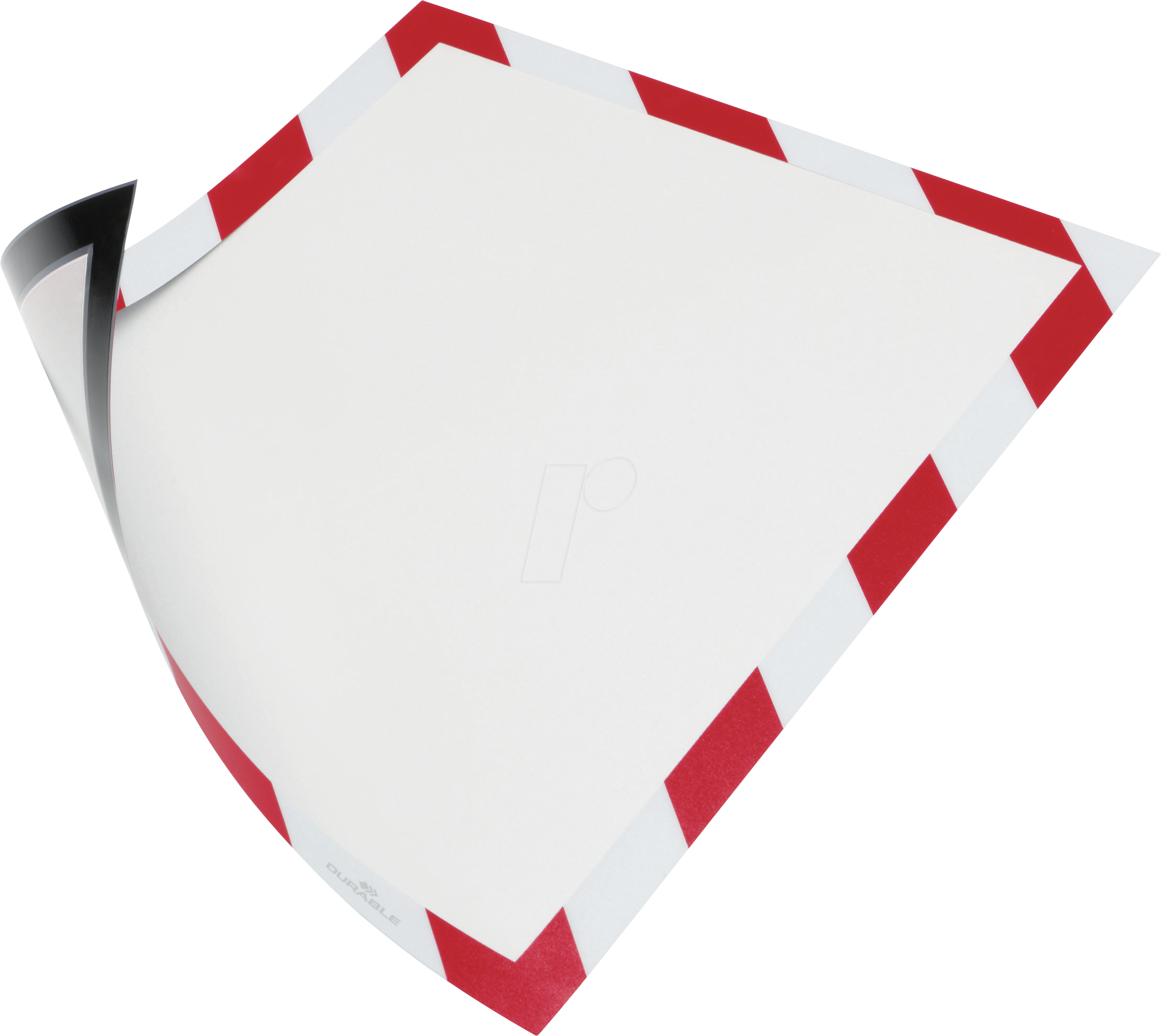 DURABLE 4945132 - Info-Rahmen, magnetisch, A4, rot/weiß, 5 Stück