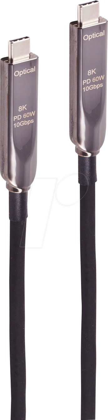 SHVP BS30-43085 - USB 10Gb/s Hybridkabel, C-Stecker > C-Stecker, 15,00m, schwarz
