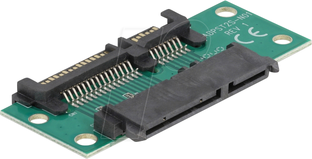DELOCK 65092 - Adapter Verlängerung SATA 22 Pin Stecker zu Buchse