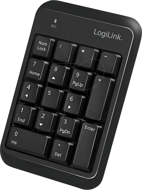 LOGILINK ID0201 - Nummerblock, Bluetooth, schwarz