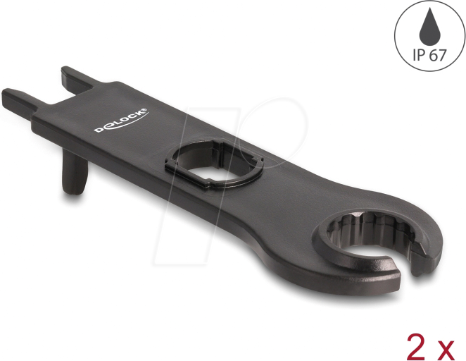 DELOCK 60030 - Werkzeug für DL4 Kabel und Konnektoren, Rund, schwarz 2 Stück