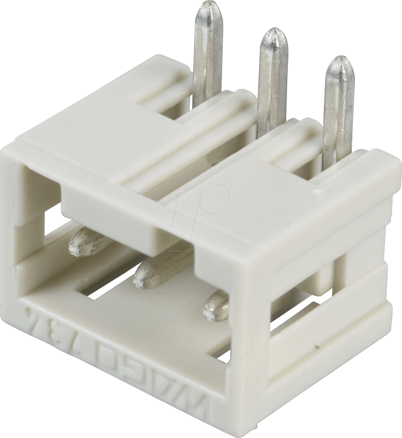 WAGO 734-163 - Print-Stiftleiste, Mini, RM 3,5, gewinkelt, 3-polig