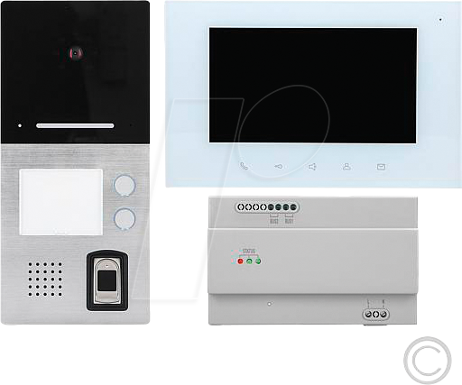EGB 232 585 - Video-Türsprechanlage für 2-Familienhaus, mit Zutrittskontrolle