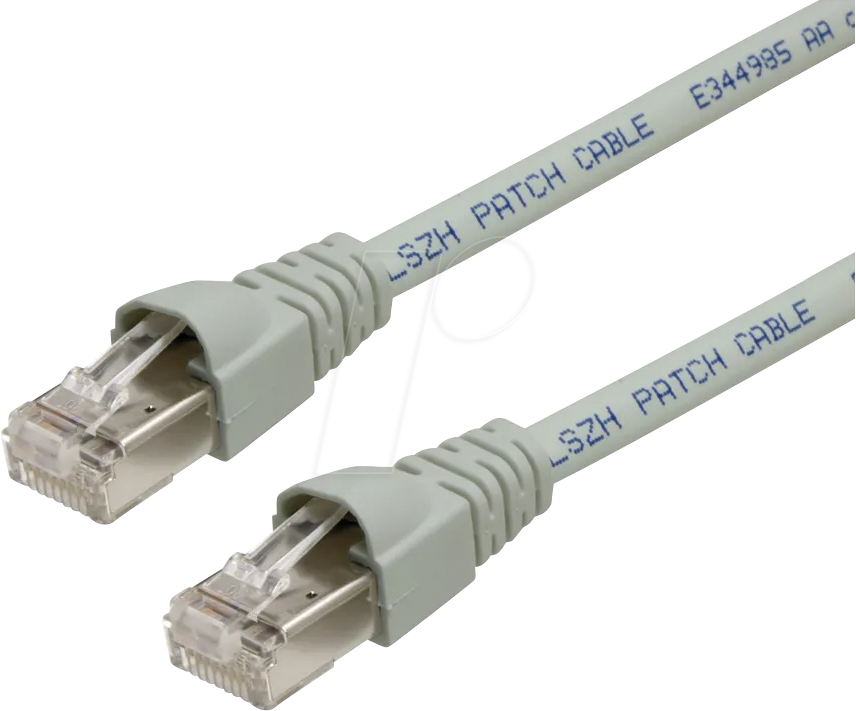 TG 100007964 - Patchkabel RJ45 Cat.6A S/FTP 0,5 m grau