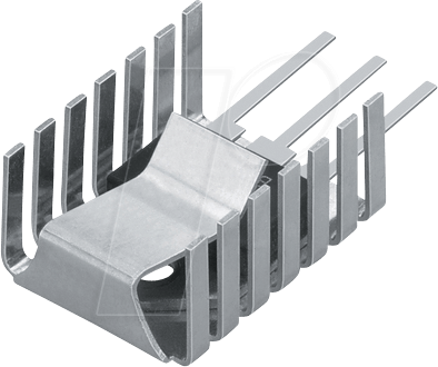 FK 243 MI 247 V - Kühlkörper, 27 mm, Kupfer, 18,7 K/W, SIP/SOT-32/TO-220/TO-247