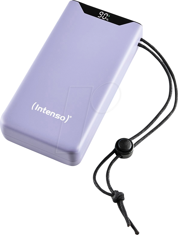 INTENSO 7332053 - Powerbank F20000, Li-Po, 20000 mAh, USB-A, USB-C, lila
