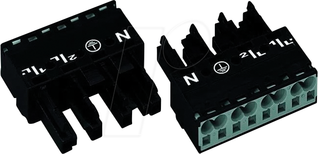 WAGO 770-204 - WINSTA® MIDI, Buchse 4-pol, ohne Zugentlastungsgehäuse