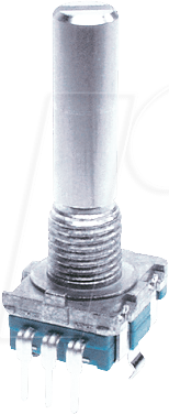 EC11MVBFX - Drehimpulsegeber, 15 Impulse / 30 Rastungen, vertikal