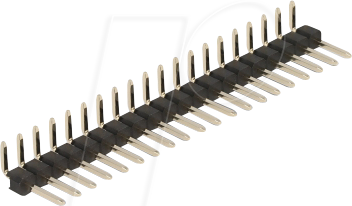 DELOCK 66696 - Stiftleiste 20 Pin, Rastermaß 2,54 mm, 1-reihig, gewinkelt, 5 St