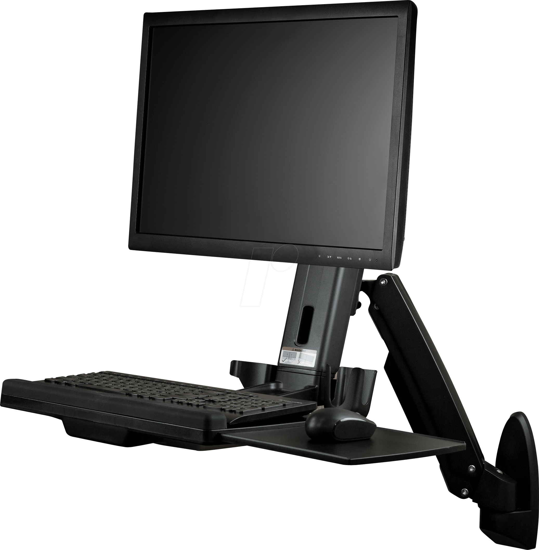 ST WALLSTS1 - Arbeitsstation, Monitorhalterung, bis 24'' verstellbar