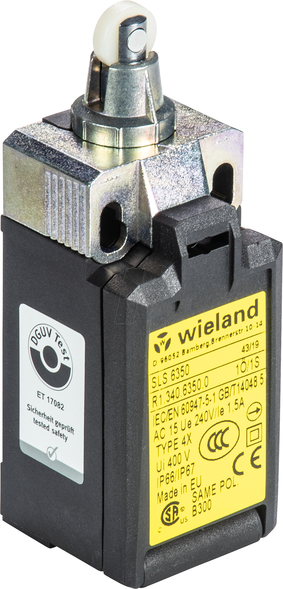 SLS 6350 - Sicherheitsschalter SLS 6350, 1 NC + 1 NO