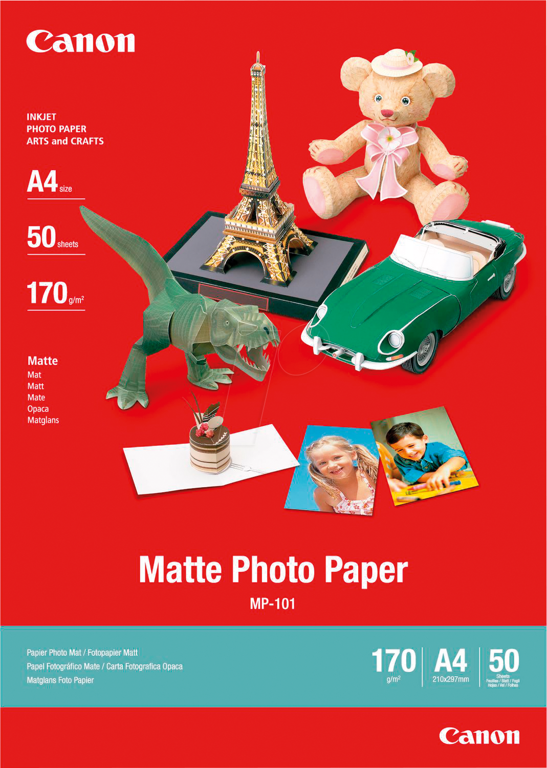 CANON 7981A005 - mattes Fotopapier 210 x 297 mm – 50 Blatt