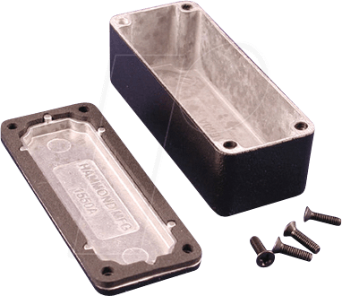 1550WABK - Alugehäuse, 1550 W, 89 x 35 x 30 mm, schwarz