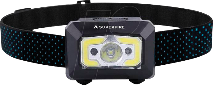 SUFI X30 - LED-Stirnleuchte Superfire X30, 500 lm, Akku, Sensor