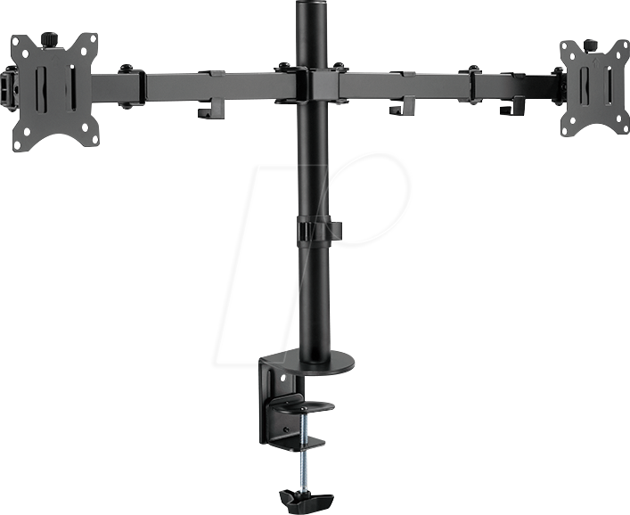 LOGILINK BP0098 - Monitor Halter, 2 Display, 17'' - 32'', 390 mm, Tischmontage
