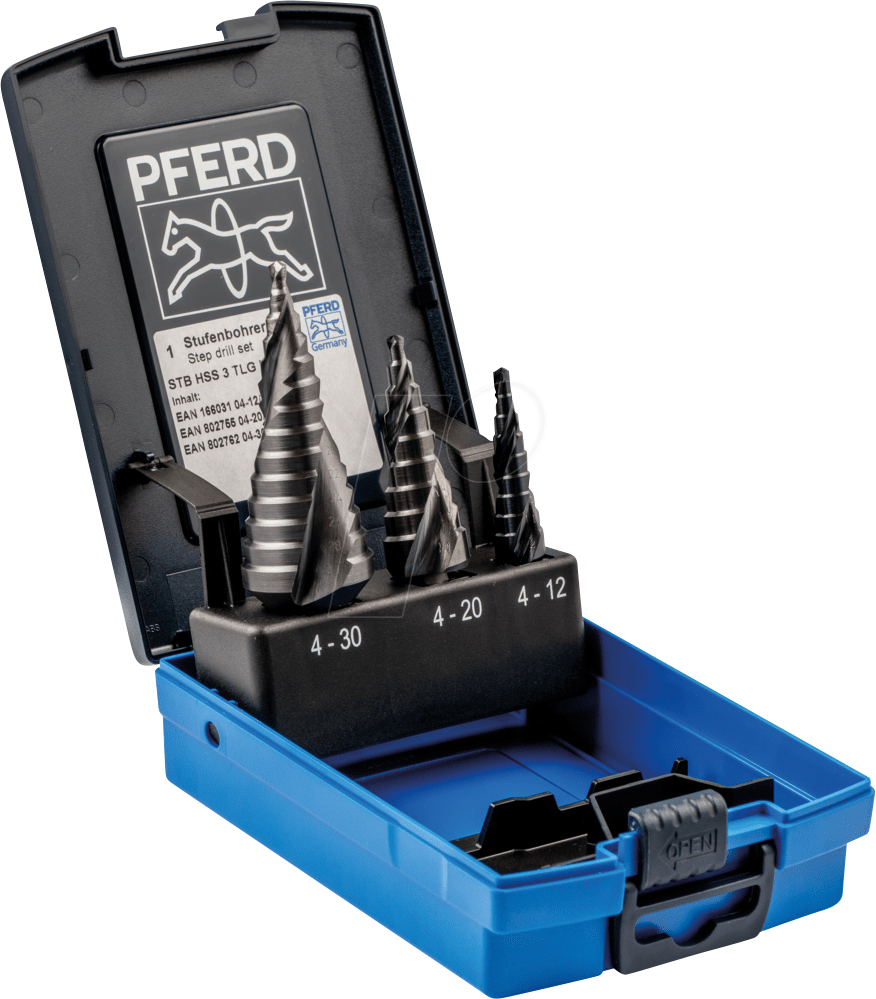 Thumbnail - PFERD 25201047 - Stufenbohrer-Set HSS HC-FEP 3-tlg.