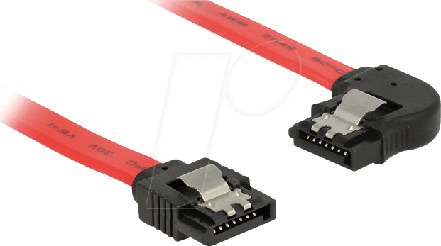 DELOCK 83964 - SATA 6GB/s St.> SATA St. li. 50 cm rot Metall
