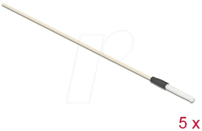 DELOCK 86781 - LWL Reinigungsstäbchen, 5 Stück