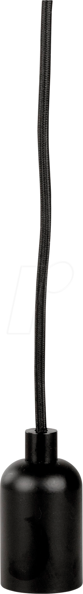 MLI 404099 - Pendelleuchte, E27 Fassung, rund, Aluminium schwarz