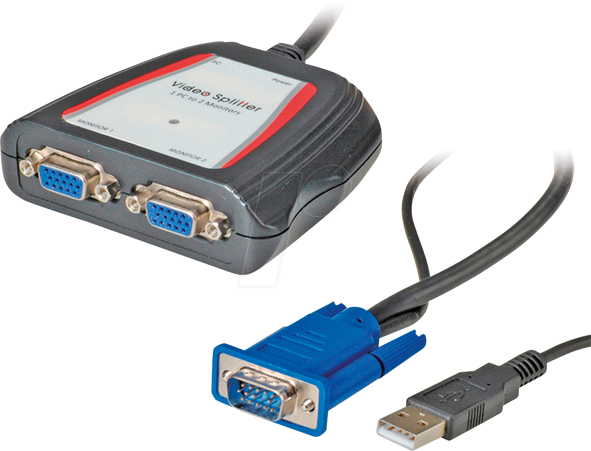 Thumbnail - VALUE 14993523 - 2-Port VGA Splitter