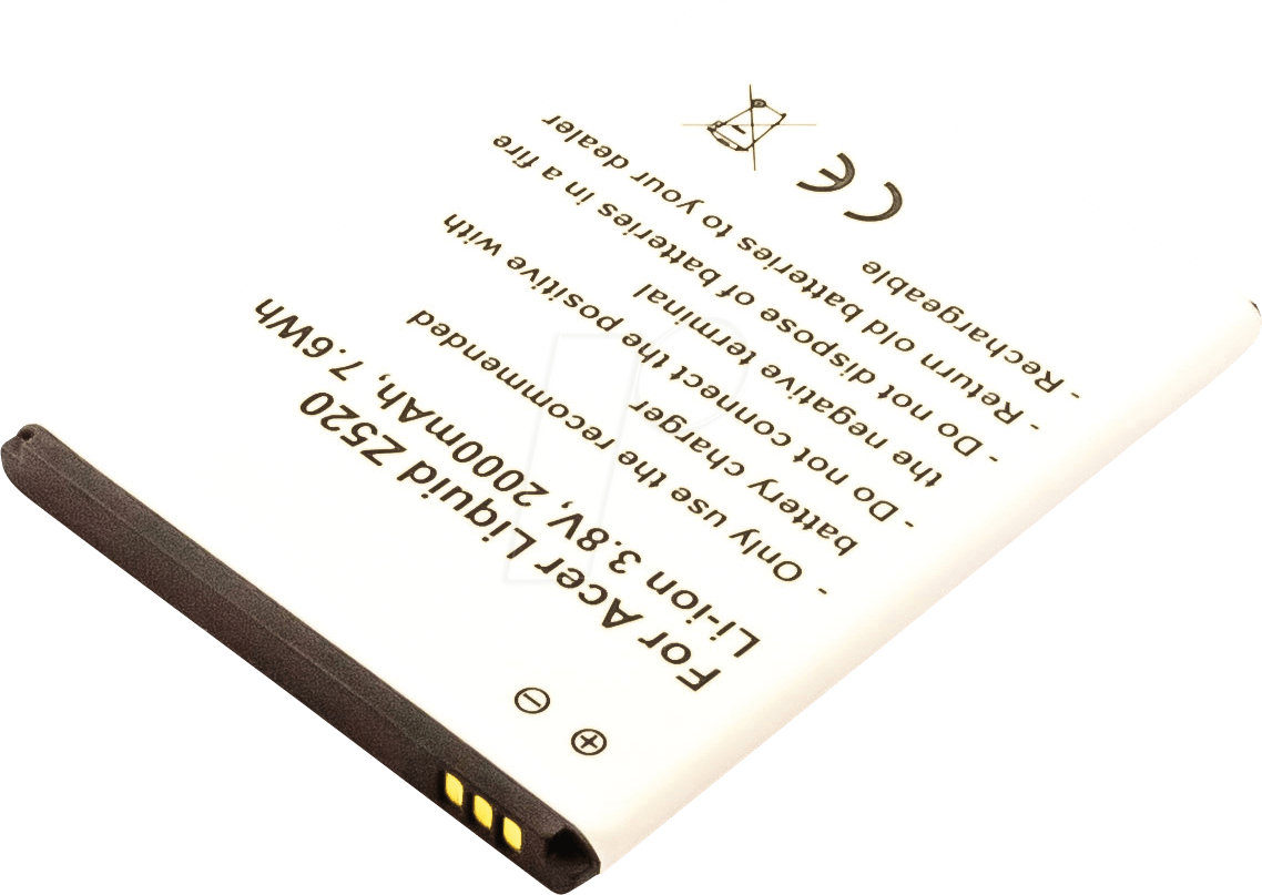 AKKU 30880 - Smartphone-Akku für Acer-Geräte, Li-Ion, 2000 mAh