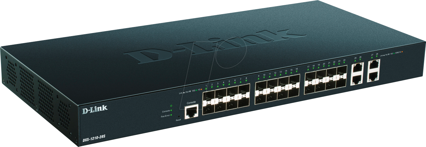 D-LINK DXS12128S - Switch, 28-Port, 10 Gigabit Ethernet, SFP+