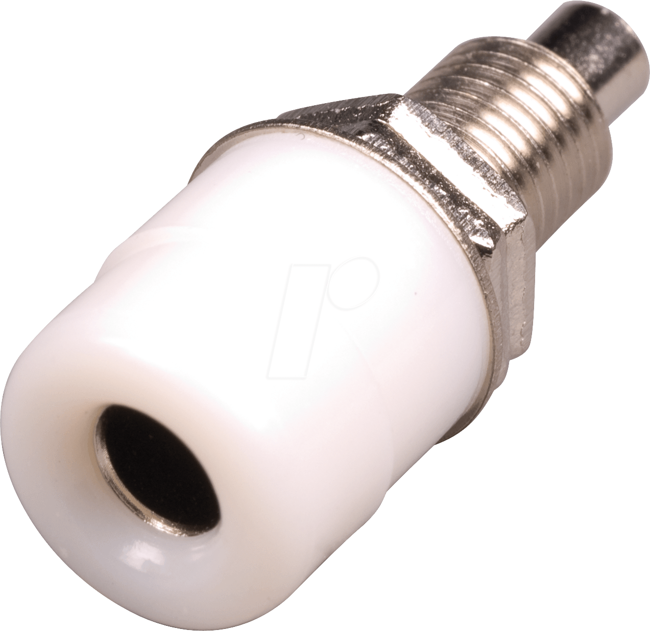 BB 4 WS - Bananenbuchse 4mm, vollisoliert, weiß