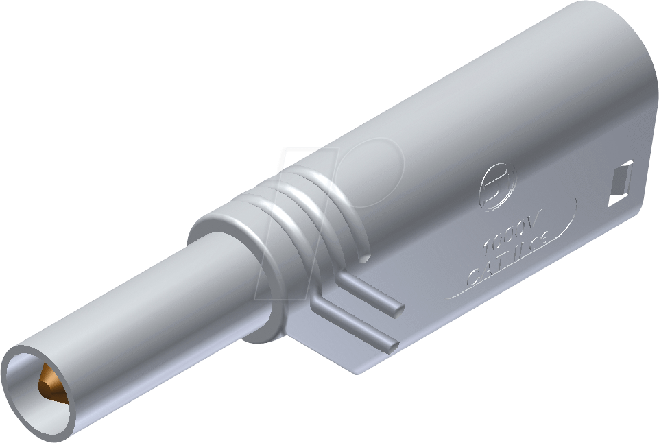 LAS S WS WS - Sicherheits-Turmstecker, 1000 V CAT II, weiß