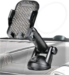 KFZ 19262 - KFZ - Smartphone-Halter, Schwanenhals, Saugnapf