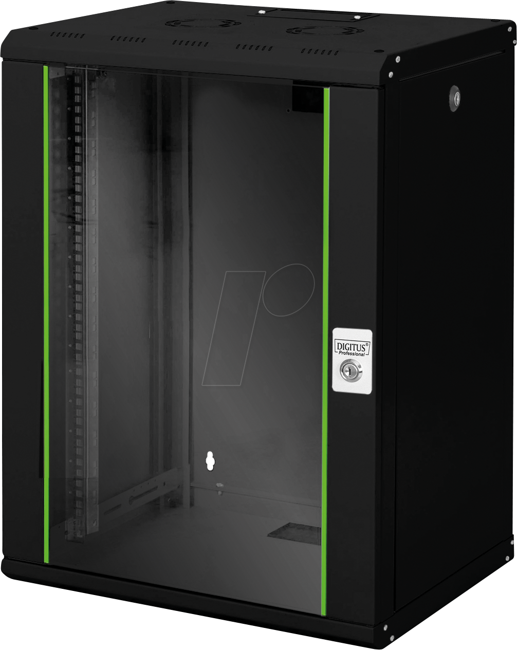 DIGITUS 19 16USW - 19'' Wandgehäuse, 16HE, 450mm Tiefe, schwarz