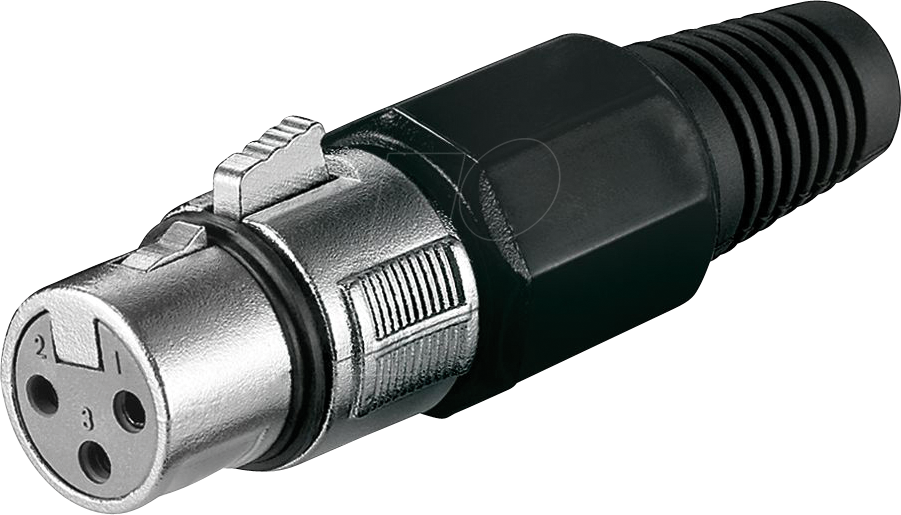 GOOBAY 11755 - XLR Kupplung, 3-polig, Verriegelung