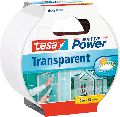 Thumbnail - TESA 56349 TR - tesa extra Power® Transparent, 10 m x 50 mm