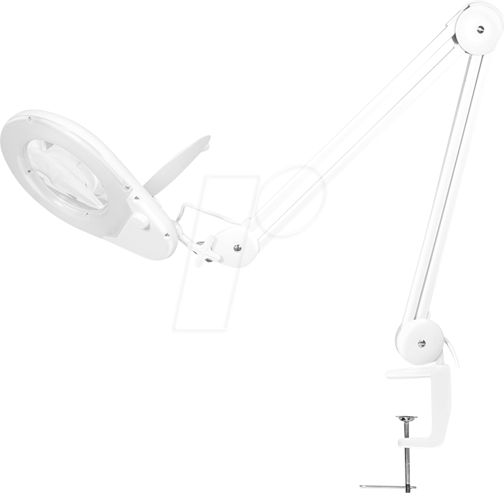 LOGILINK WZ0058 - Lupenleuchte, LED, Ø 127 mm Echtglaslinse, 5 Dioptrien