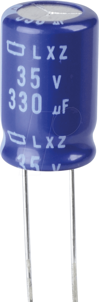 RAD LXZ 35/330 - ELKO, 330µF, 35V, 105°C