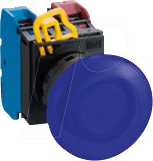 ID YW1LM4E10QM3S - Beleuchteter Einbautaster YW, 40 mm , 1 NO, schwarz