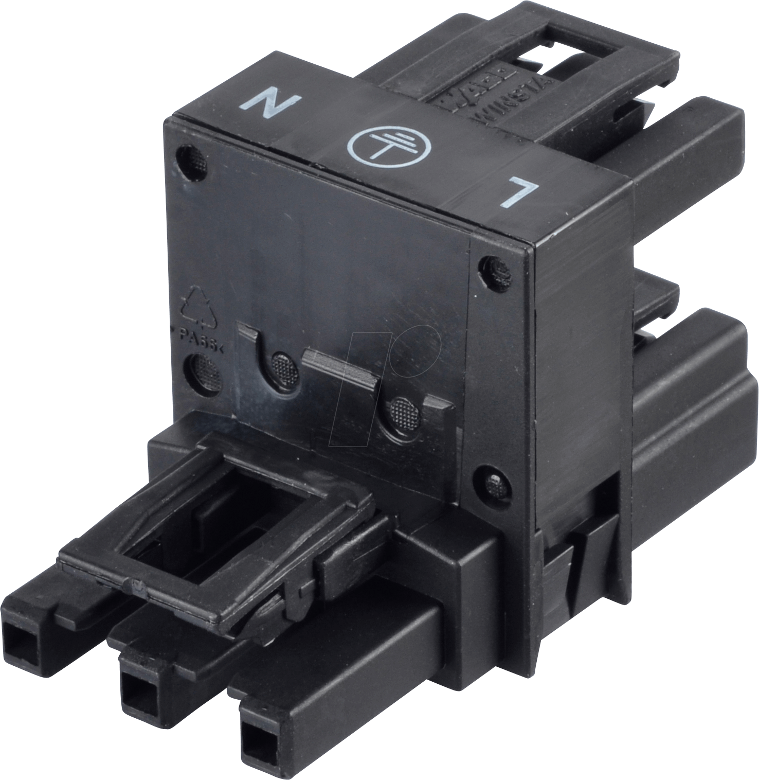 WAGO 770-635 - WINSTA® MIDI, h-Verteiler 3-pol, 1xStecker / 2xBuchse