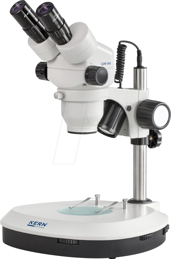 KS OZM 542 - Stereo-Zoom Mikroskop OZM 542, 0,7 x - 4,5 x, 3W LED
